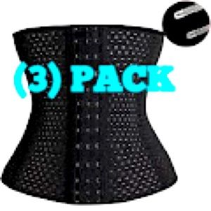Waist Trainer Corset Lot Bundle of 3